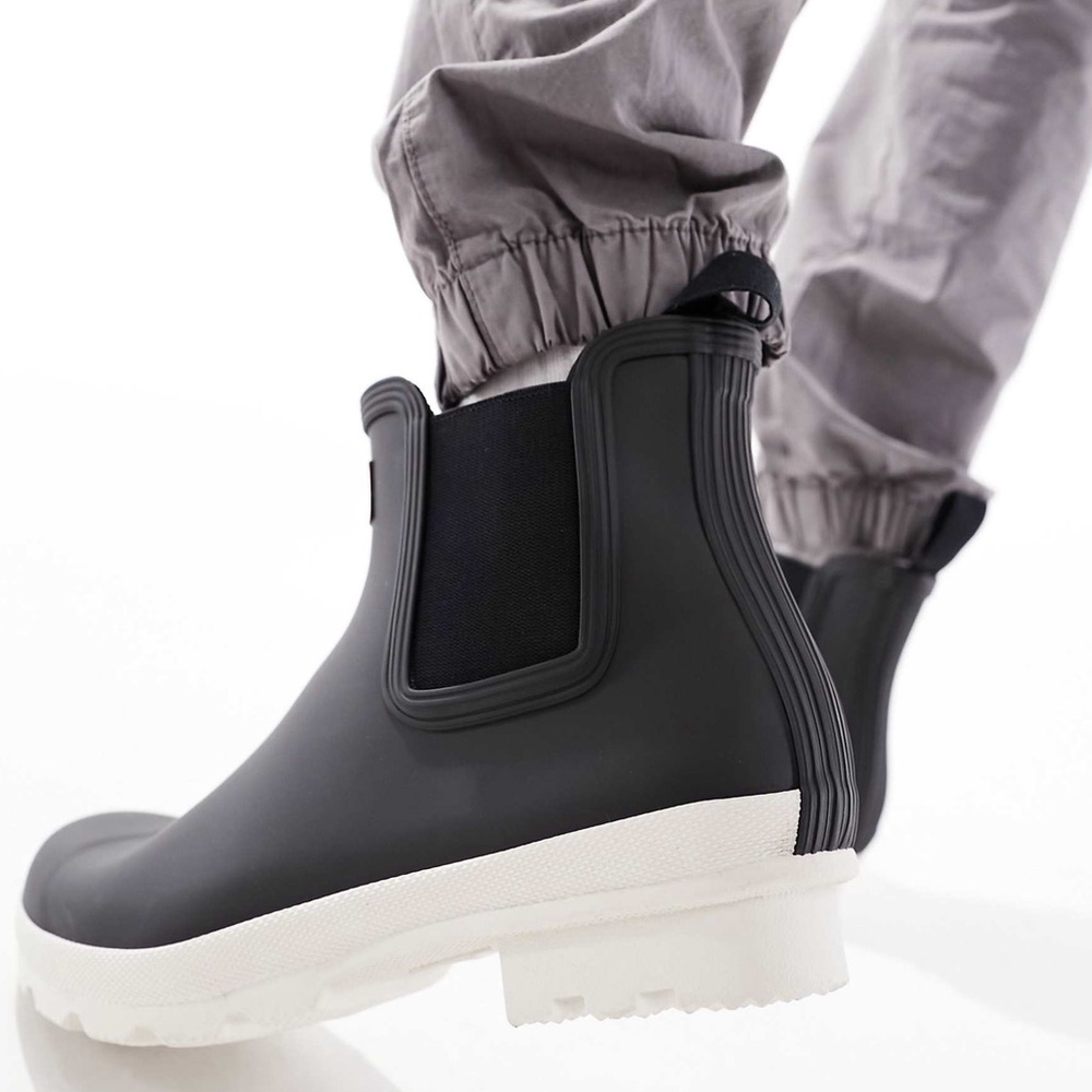 Hunter 100% Waterproof Original Chelsea Boots w/Side Elastic Gussets  sz US13 - Picture 3 of 14